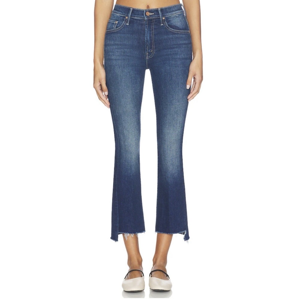 Mother The Insider Crop Step Hem Jeans Size 24